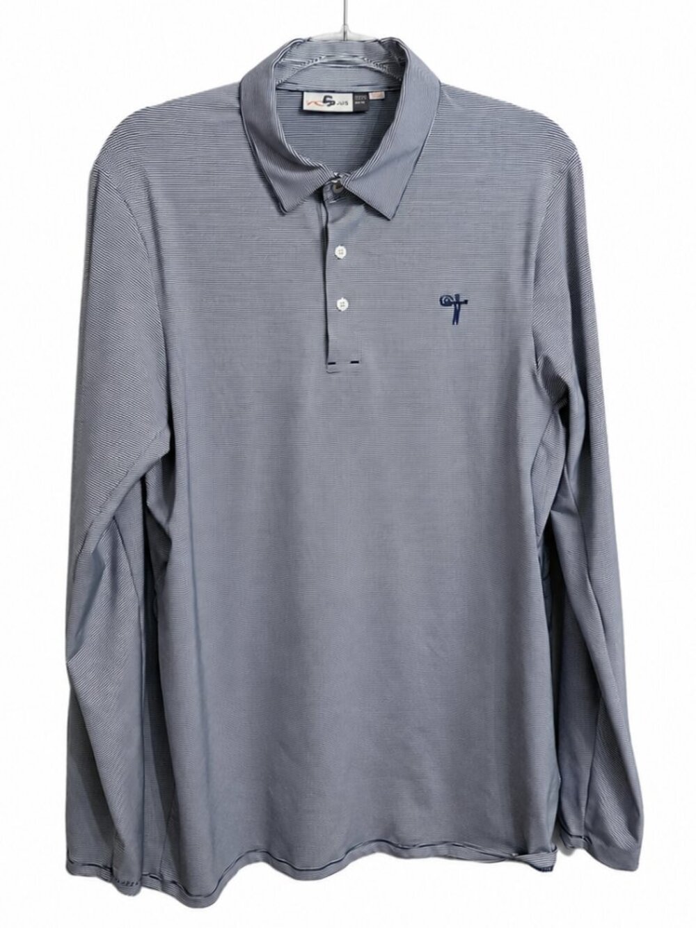 KJUS Vaquero Club Westlake TX Long Sleeve Golf Polo Luxury Performance